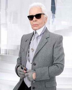 Fashion designer Karl Lagerfeld 